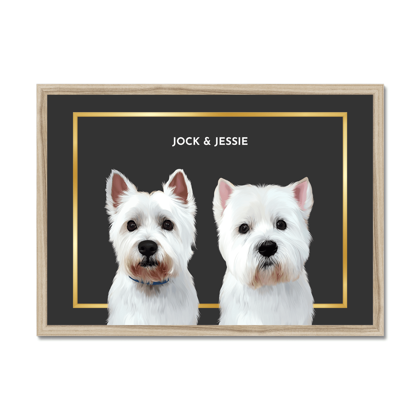 Custom Two-Pet Portrait