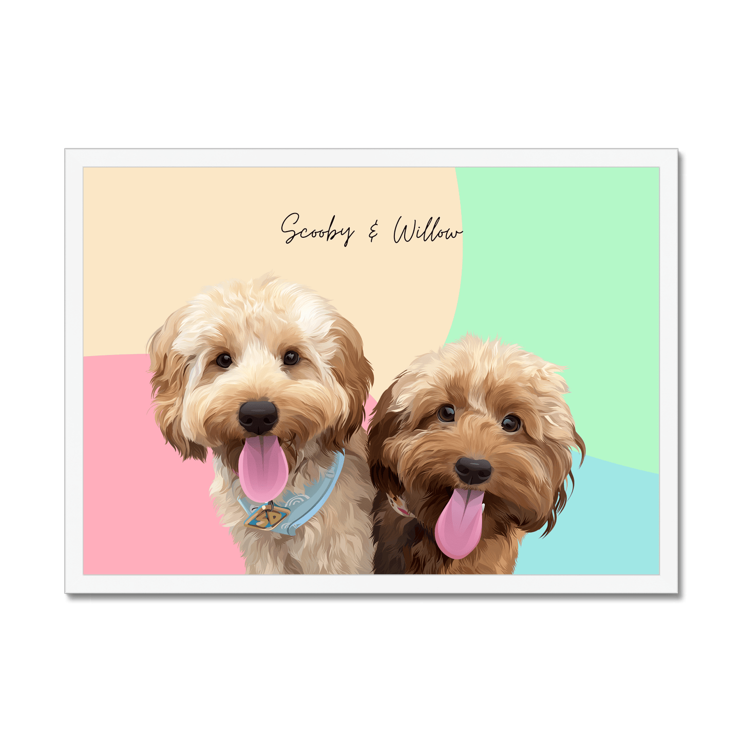 Custom Two-Pet Portrait