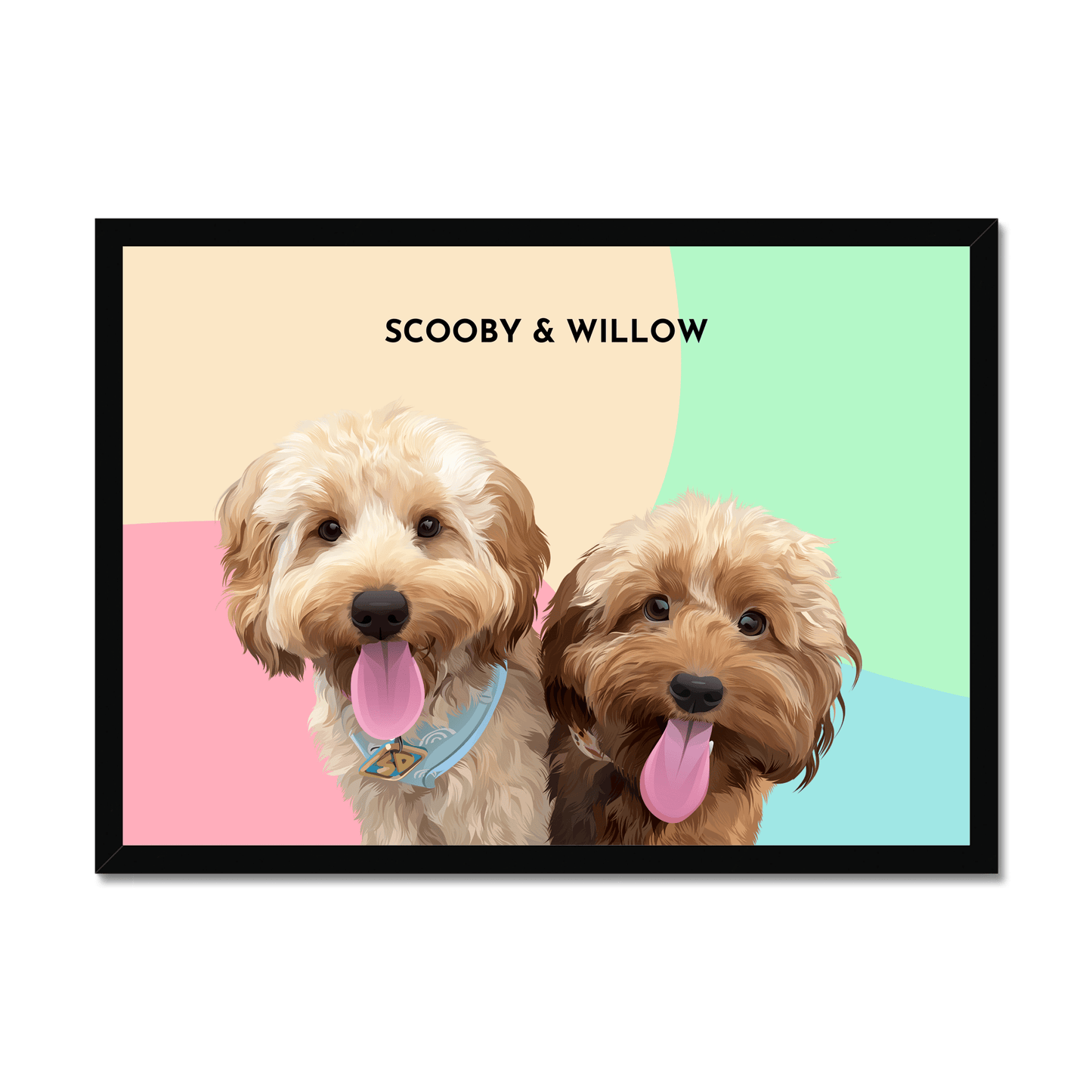 Custom Two-Pet Portrait