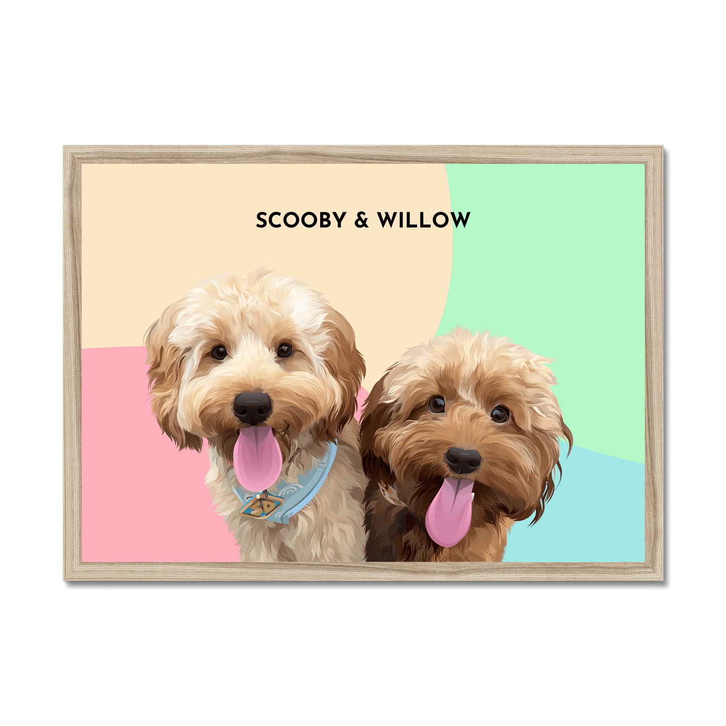 Custom Two-Pet Portrait