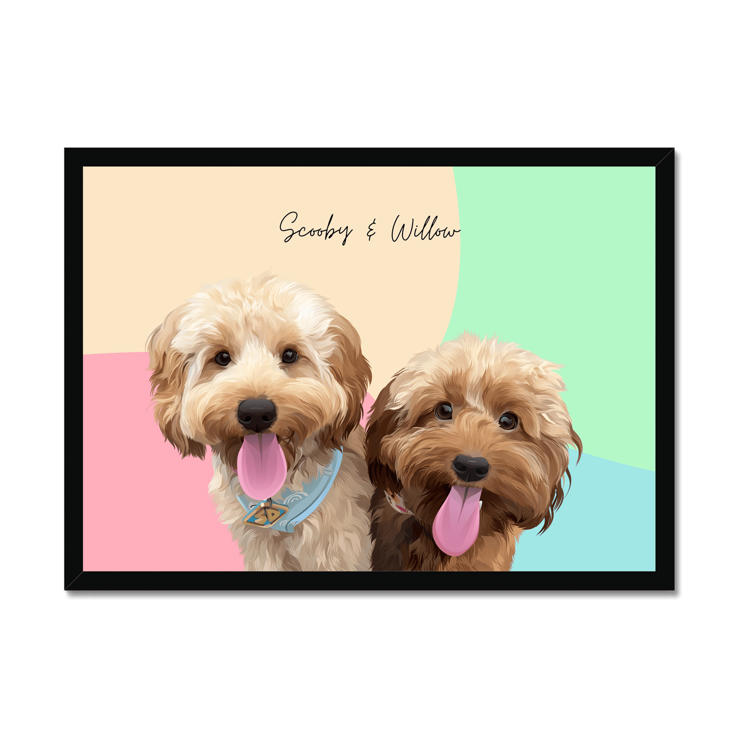 Custom Two-Pet Portrait