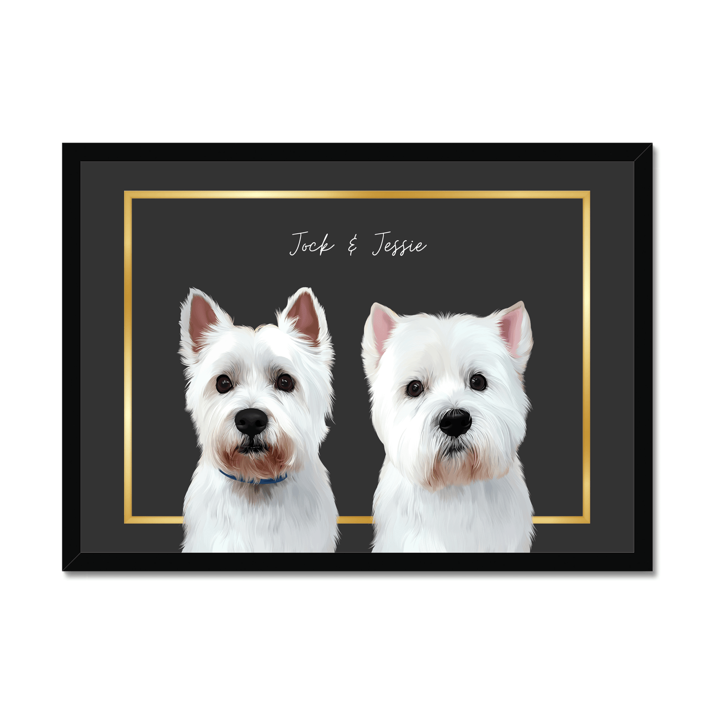 Custom Two-Pet Portrait