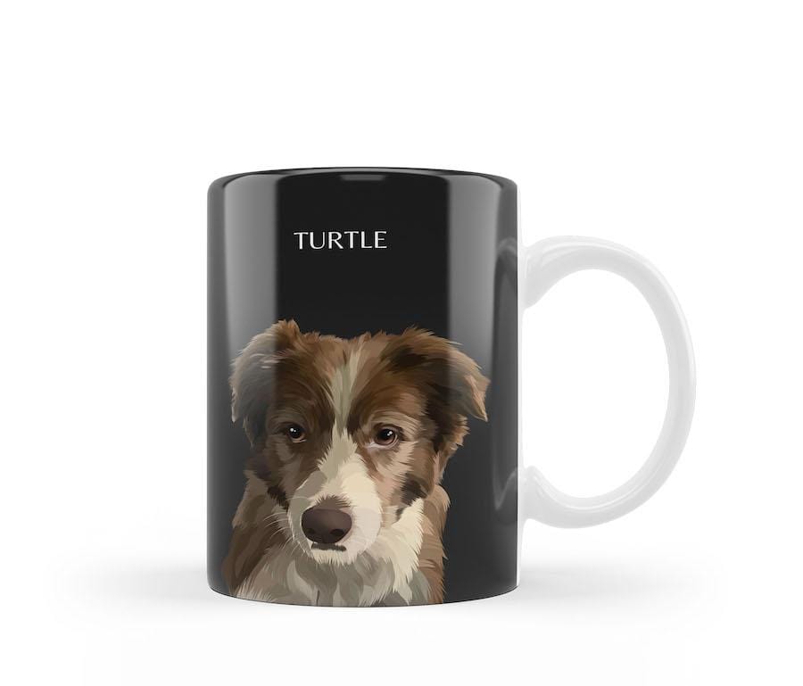 pet mug black