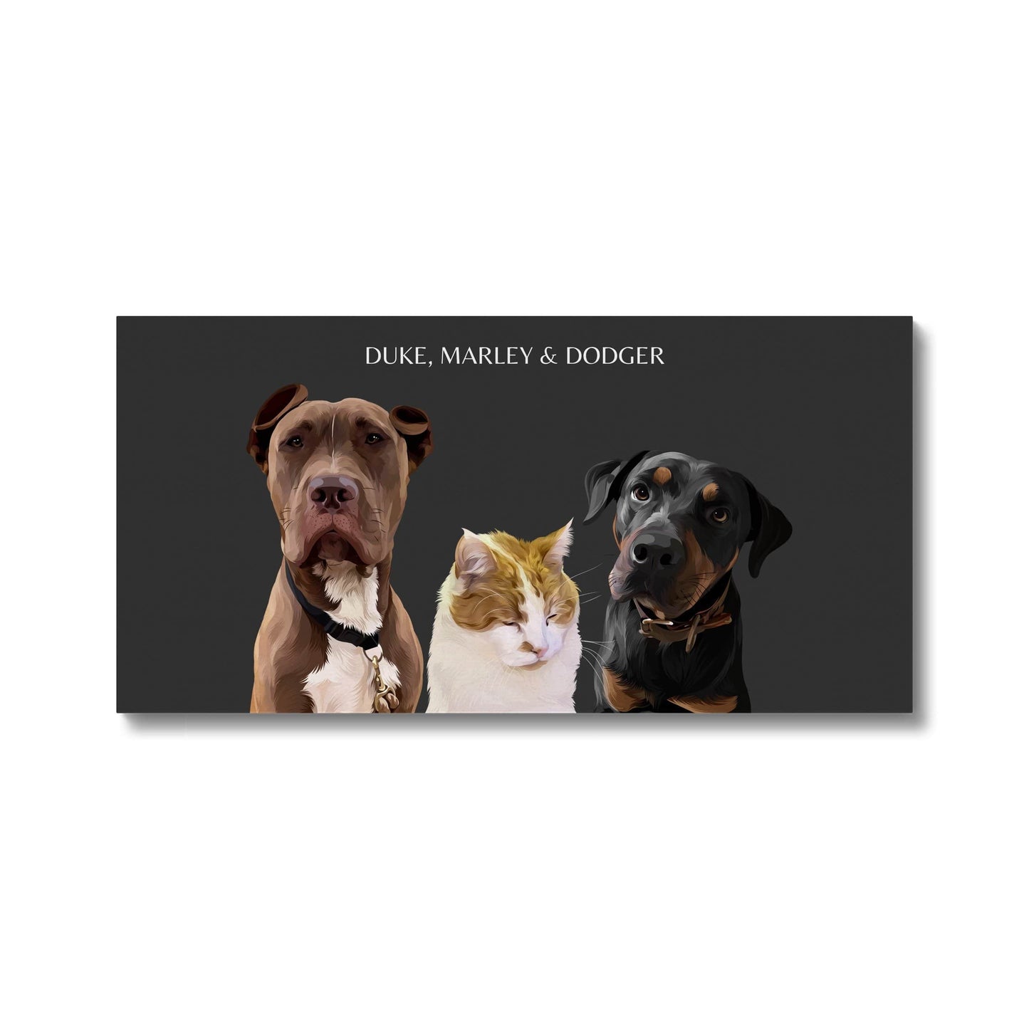 Custom Pet Portrait Canvas