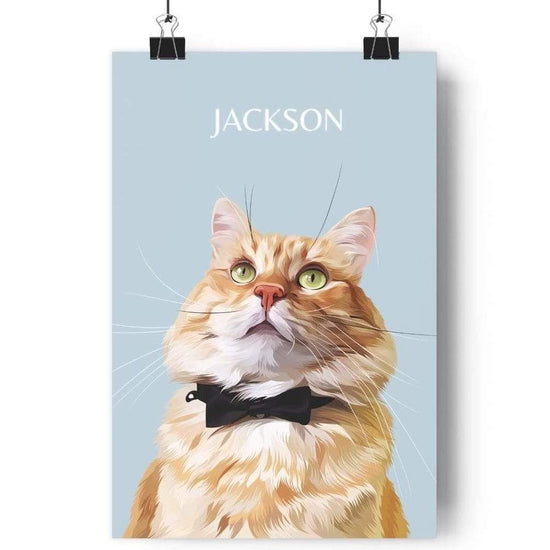 Custom Cat Portrait | Designer Pet Portraits