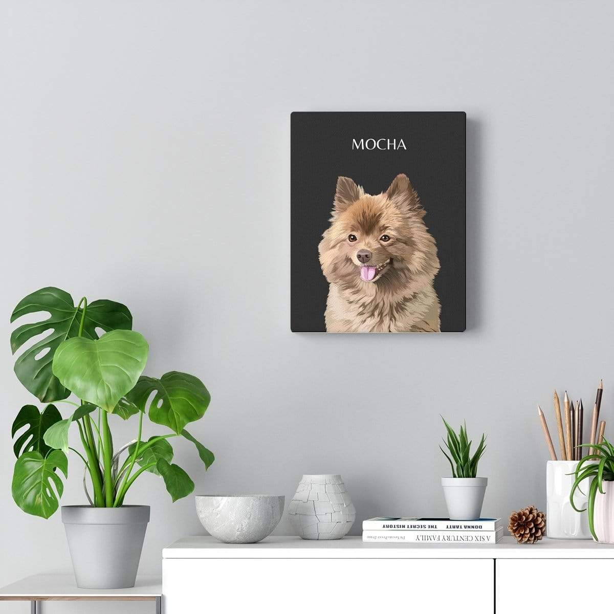 Custom Pet Portrait Canvas Designer Pet Portraits   Designer Pet Portraits Custom Pet Portrait Canvas 29267221250242 