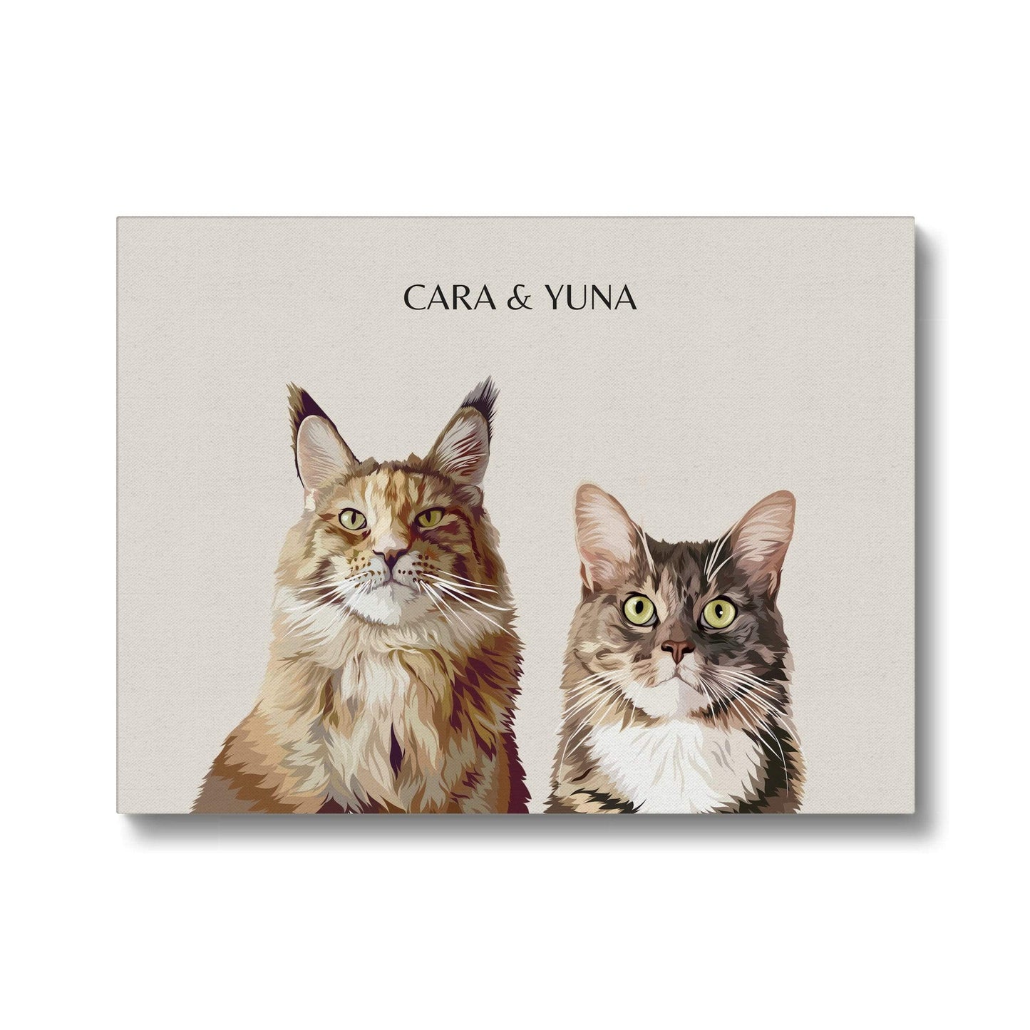 Custom Pet Portrait Canvas